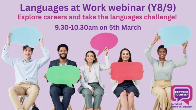 Language Legends Session Languages at work – careers session and language challenge – Express ...